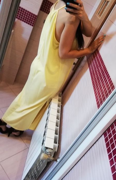 Nowa długa sukienka maxi plażowa wakacyjna letnia m l XL 38 40 42