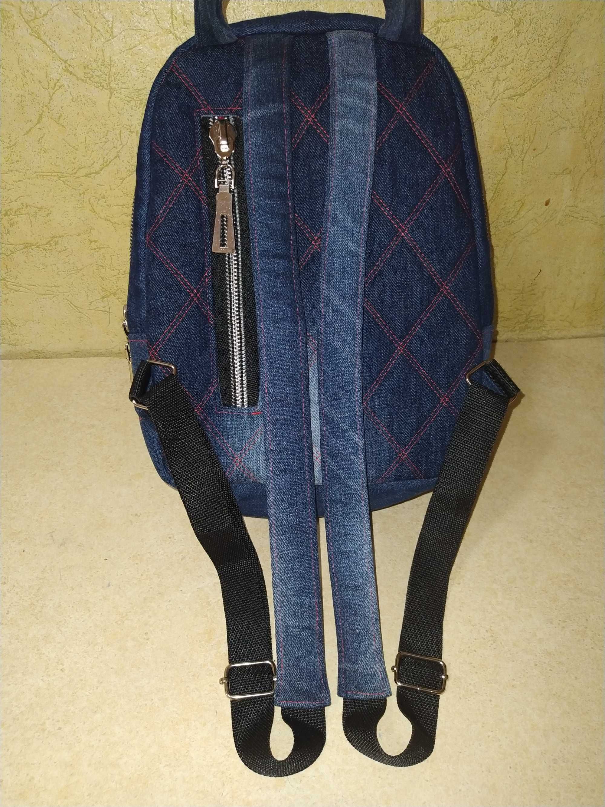Жіночий стильний джинсовий рюкзак,міський