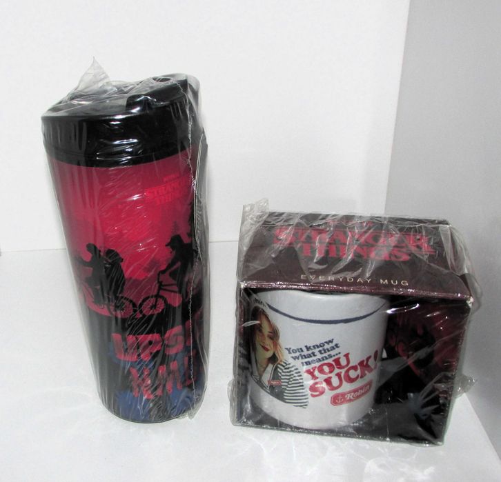 Stranger Things Travel Metal Mug + Everyday Mug
