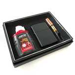 Набор Бензиновая зажигалка Kantai v12 + очищенный бензин форма zippo