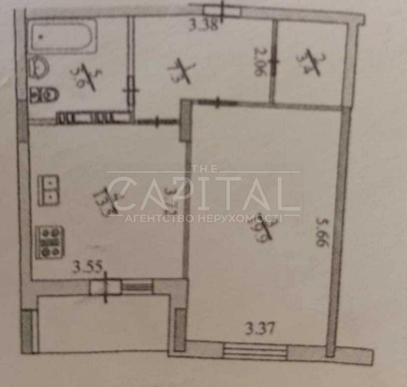 Продаж 1-к квартира Шевченківський район, Лук'янівка, Центр.