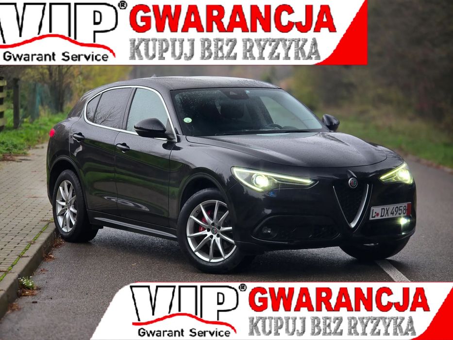 Alfa Romeo Stelvio 2018r_2,0D_210KM_Q4_4x4_Automat_Radar_Xenon+Led_Nawi_Kamera_Gwaracja
