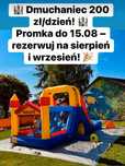 !! 200zł !! Plac zabaw Dmuchaniec :505:731:043: dzwoń