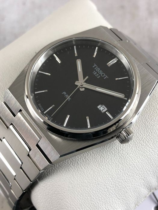 Tissot PRX Quartz 40mm Black Dial – NOWY | Full Set | Gwarancja