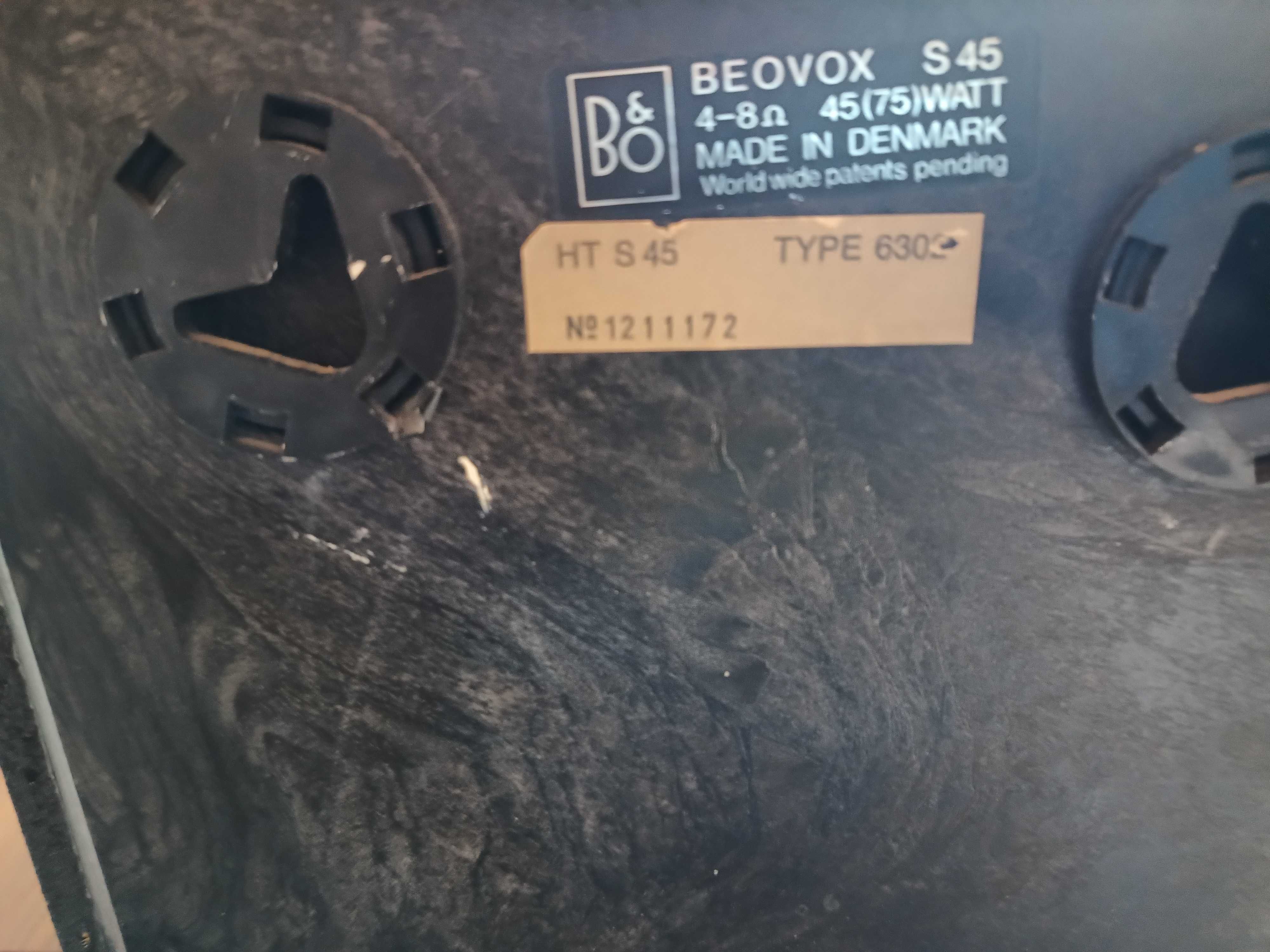 Kolumny Bang &  Olufsen   Beovox S45