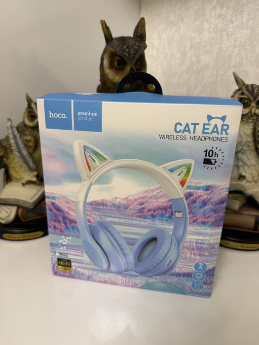 Продам бездротові  навушники + мікрофон  Hoco оригінальні + подарунок