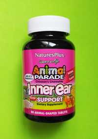 Inner ear support, Пробиотики ухо горло нос, Animal Parade, 90 шт