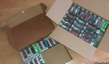 Colecção carros miniatura Welly Super9 -80 unidades