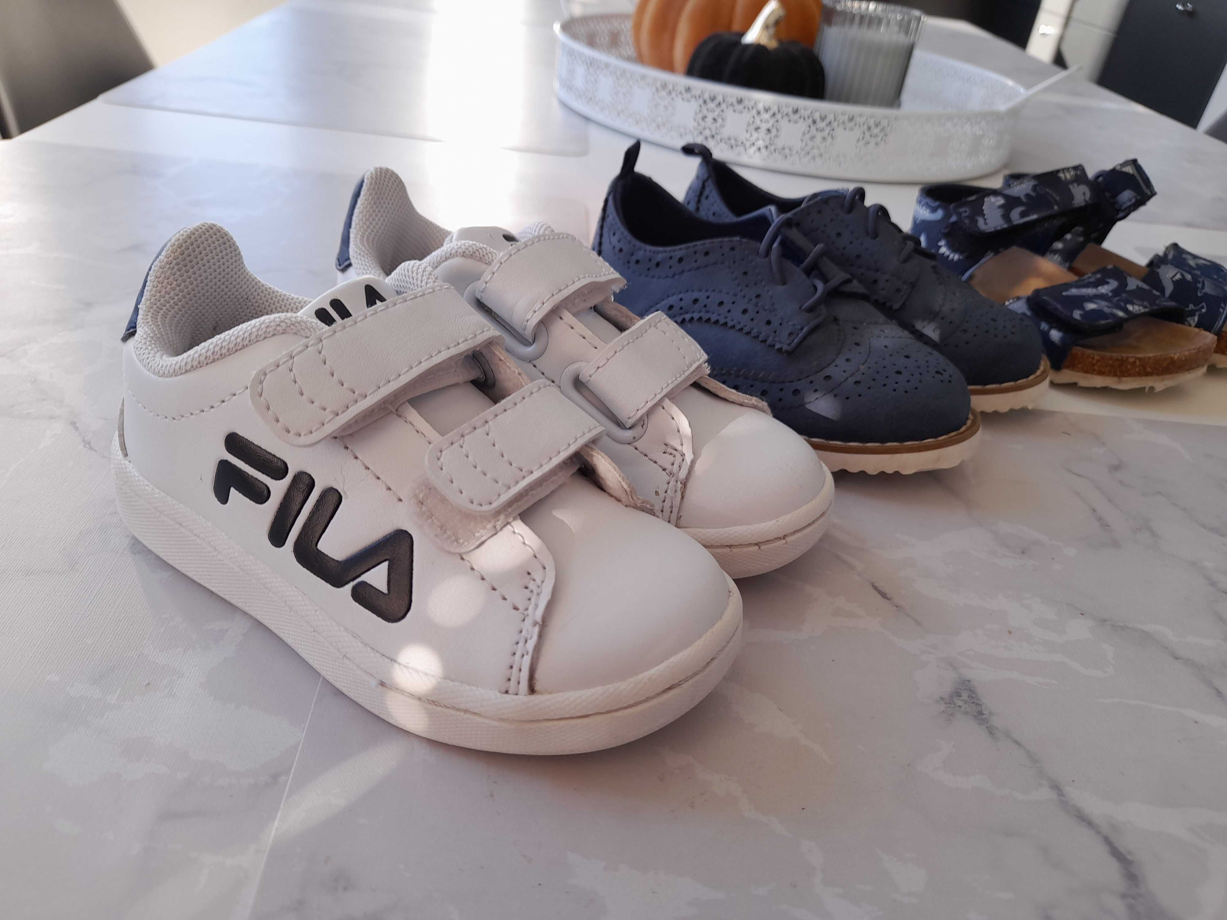 Buty adidasy FILA eleganckie HM sandaly FF . 13cm buciki rozmiar 21 22