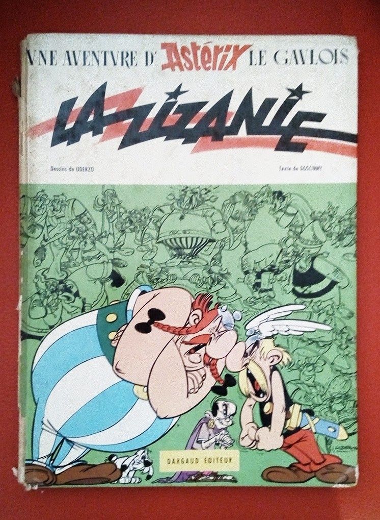 Livro Astérix, La Zizanie, edição francesa 1970