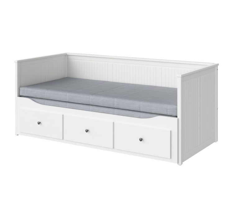 Cama Hemnes IKEA branca extensível