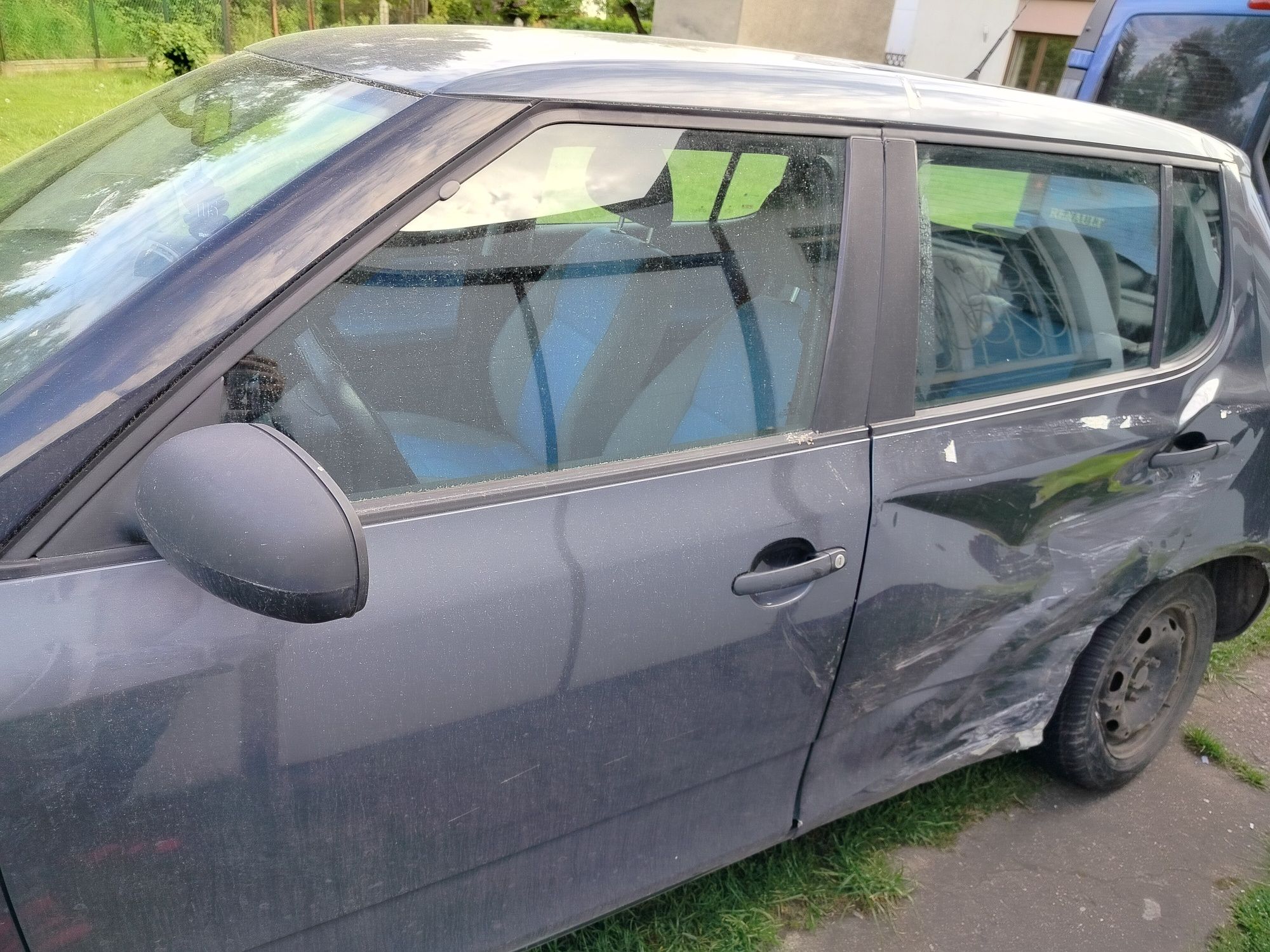 Skoda Fabia uszkodzona