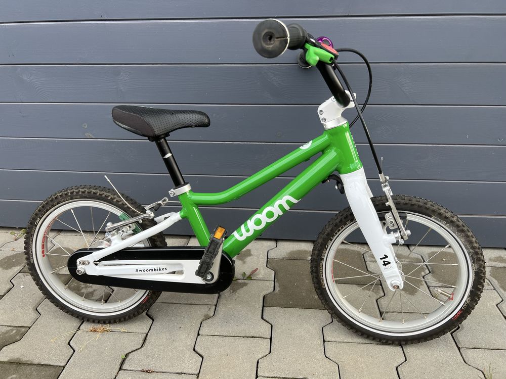 Rower Woom 2 zielony lekki