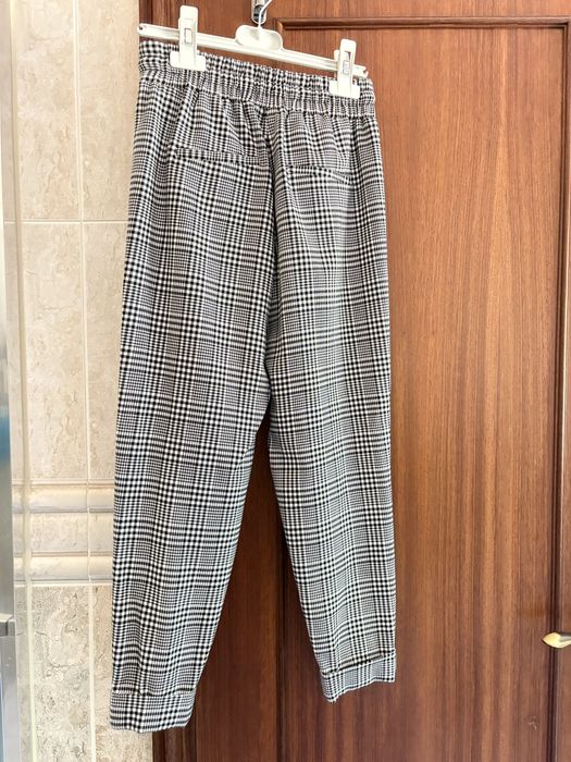 Calças xadrez tamanho XS