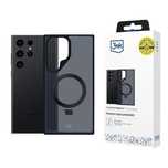 Etui 3Mk Smoke Case Mag&Stand Na Samsung Galaxy S24 Ultra - Czarne