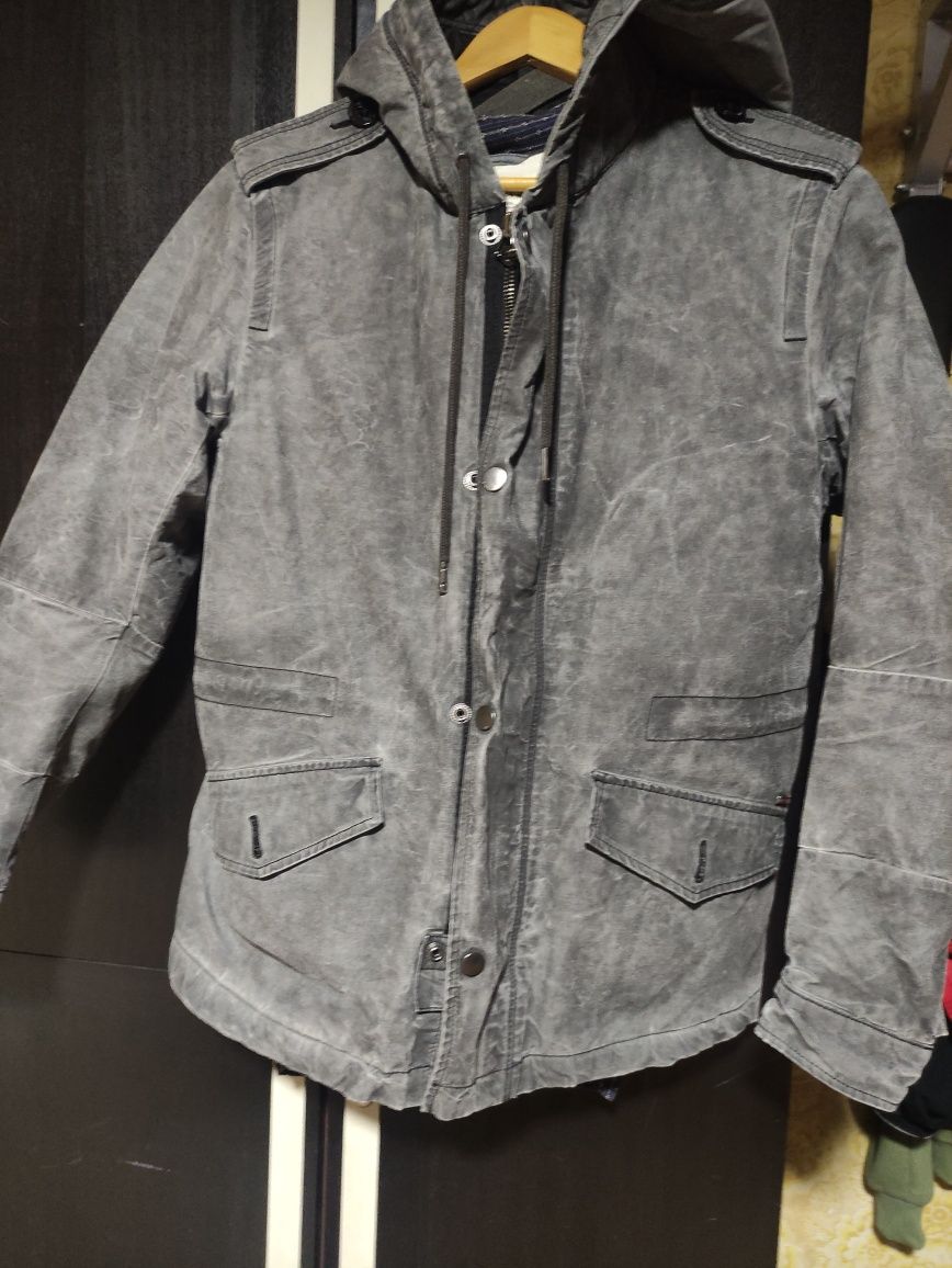Мужская брендовая куртка diesel waxy cotton jacket.
