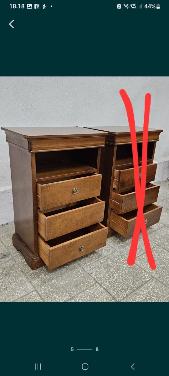 stylowa szafka nocna z Francji