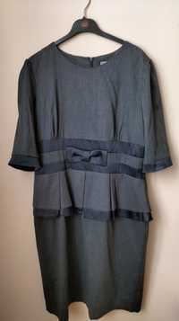 Жіноча сукня темно-сіра розмір xl