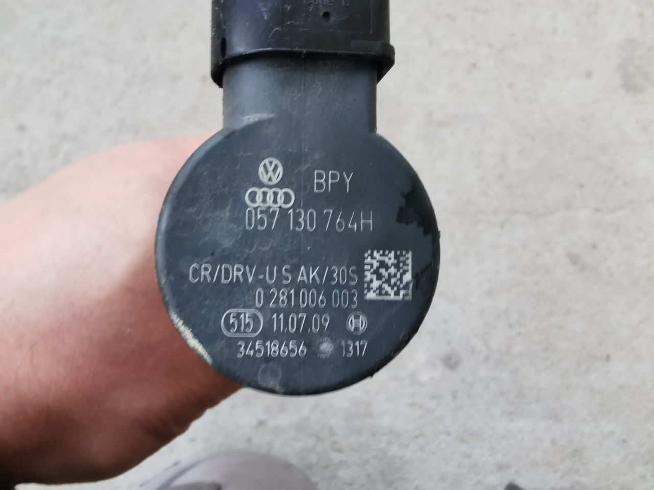 Listwa Wtryskowa Czujnik Ciśnienia Paliwa Vw Tiguan 5n 2.0 Tdi