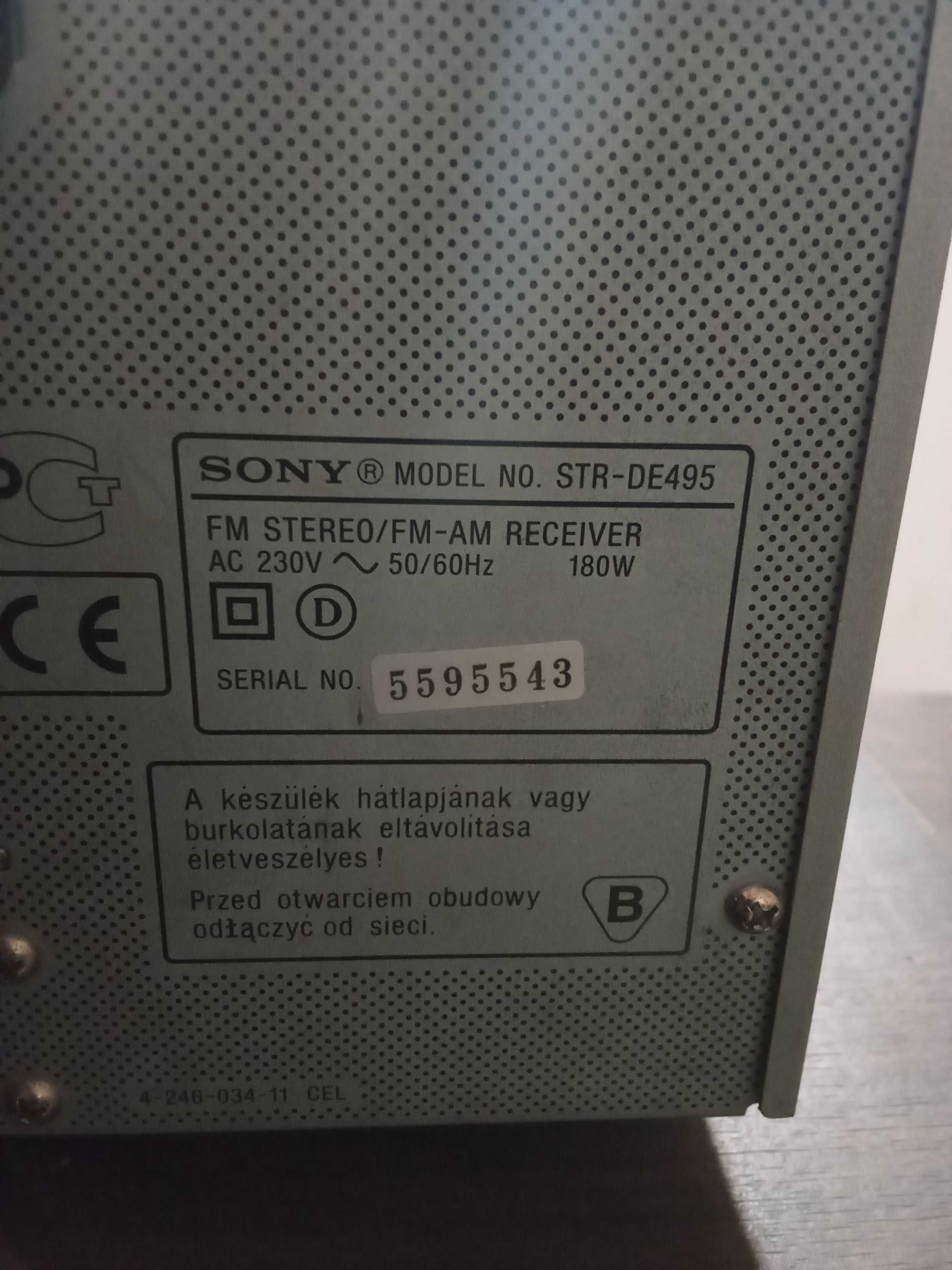 Zestaw audio merkury,sony str-de495+unitra zg30c14/ Nowy lombard