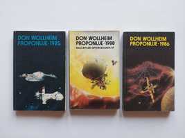 Zestaw książek "Proponuje- 1985, 1986, 1988"- Don Wollheim