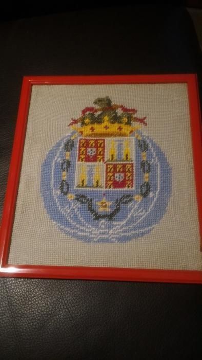 Quadro FC Porto em tecido feito à mão