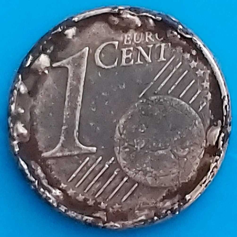 1 Cêntimo de 2007 de Espanha, Santiago Compostela c/ Defeito