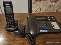 Телефон база + радиотелефон 2-а в 1-ом и радиотелефон