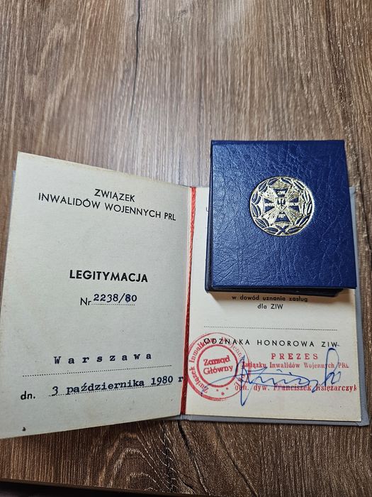 Zawiązek Inwalidów Wojennych RP Odznaczenie