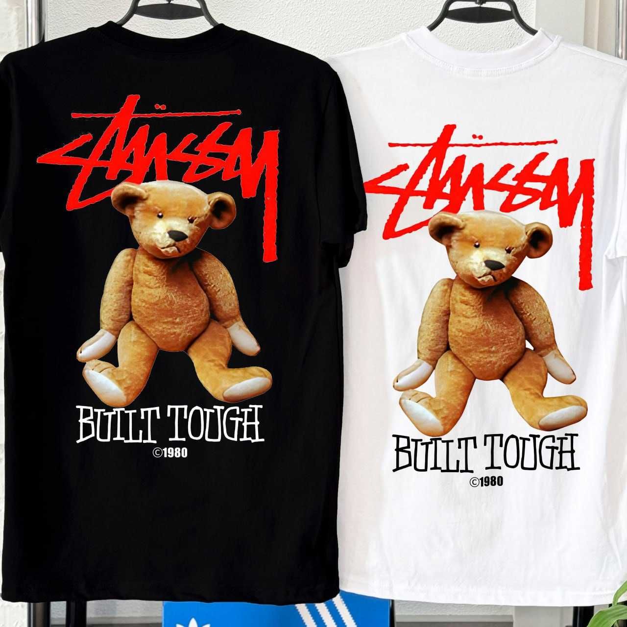 Новая футболка STUSSY Red Fuzzy — BIG — XS S M L XL — БЕЗ ПЕРЕДПЛАТ