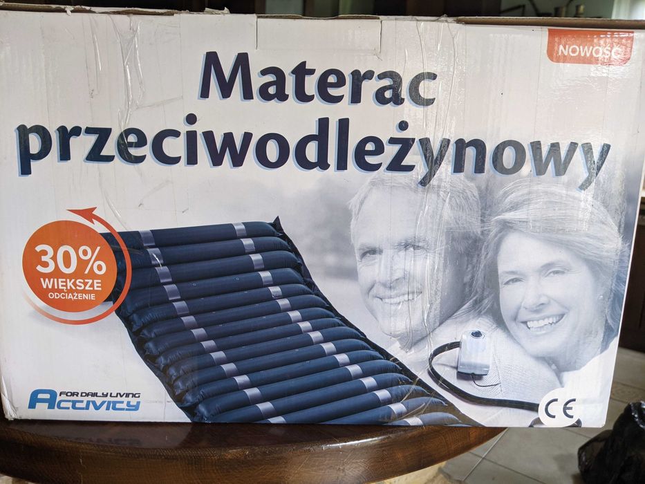 Materac przeciwodleżynowy rurowy 3-przepływ Timago TGR-Y MR kompresor