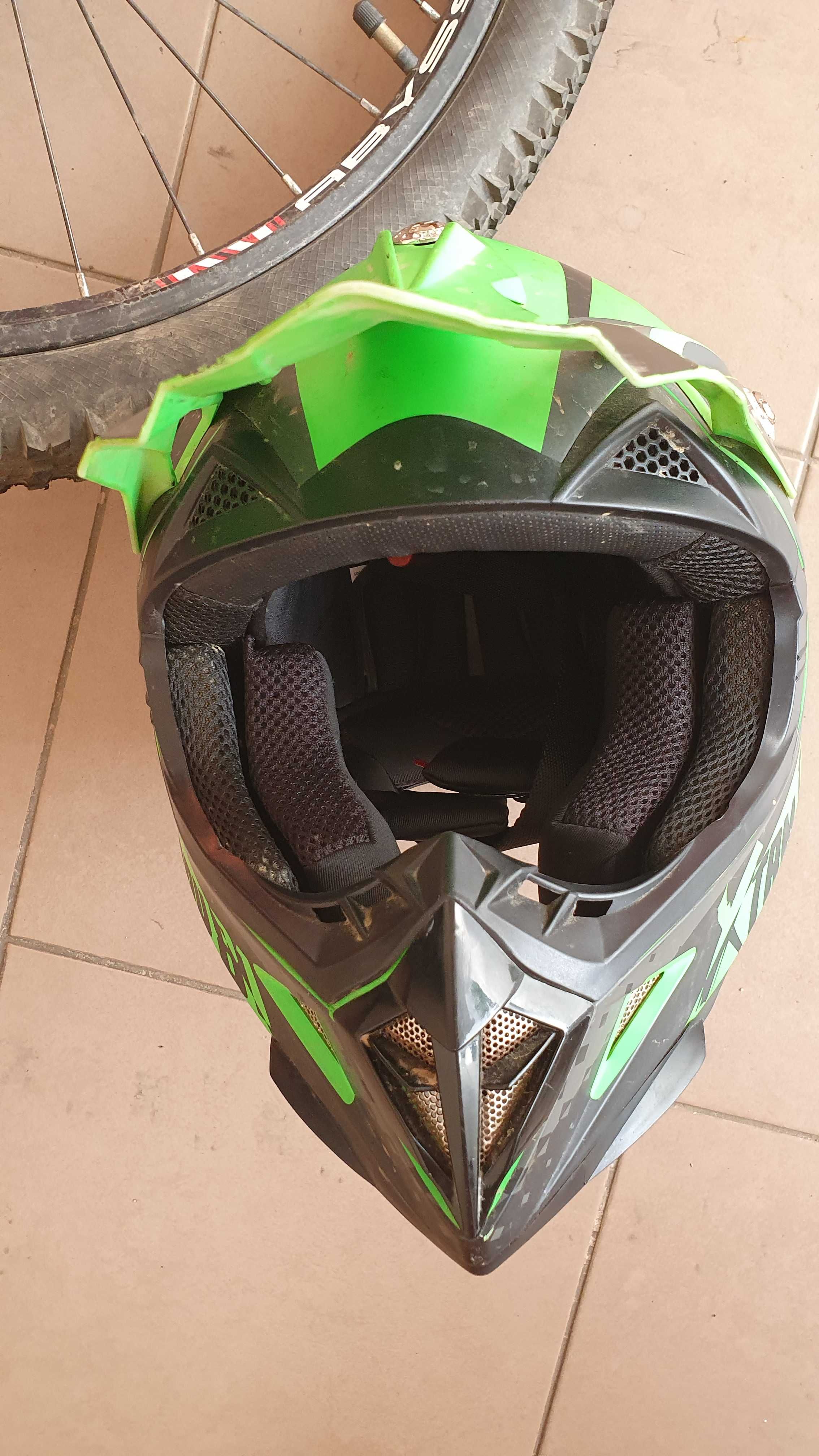 Capacete mota criança