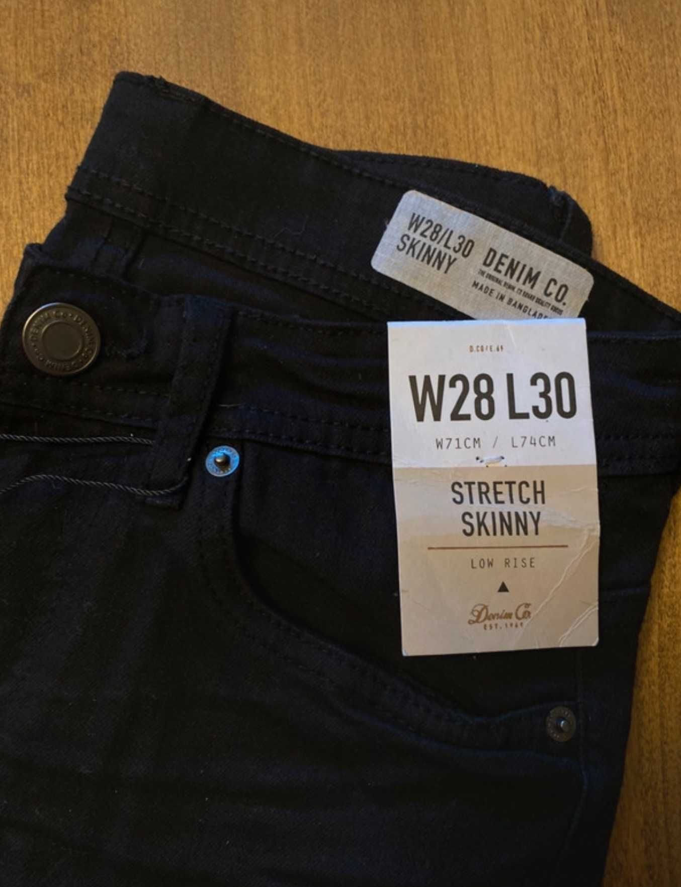 Nowe spodnie jeansowe damskie Denim Co rozmiar 36