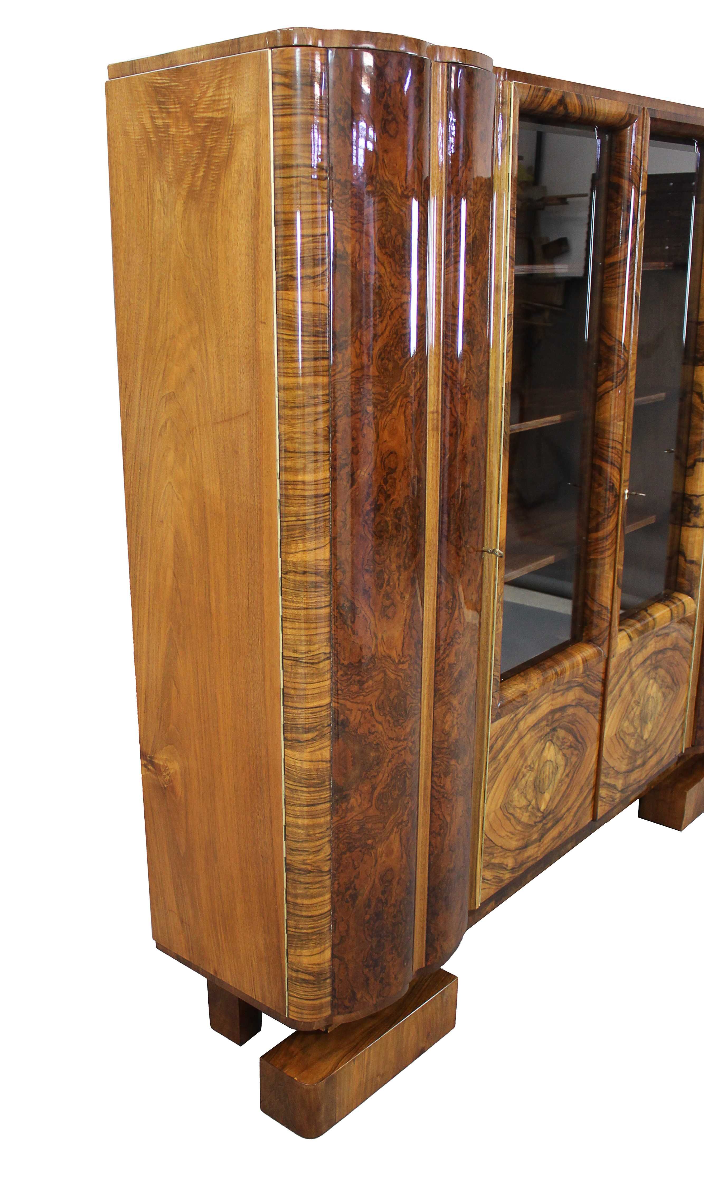 Piękny gabinet art - deco po renowacji / biurko i biblioteka / antyki