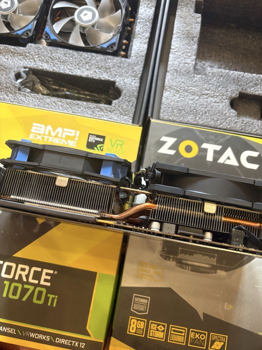 Продам Видеокарты Zotak 1070ti 8gb