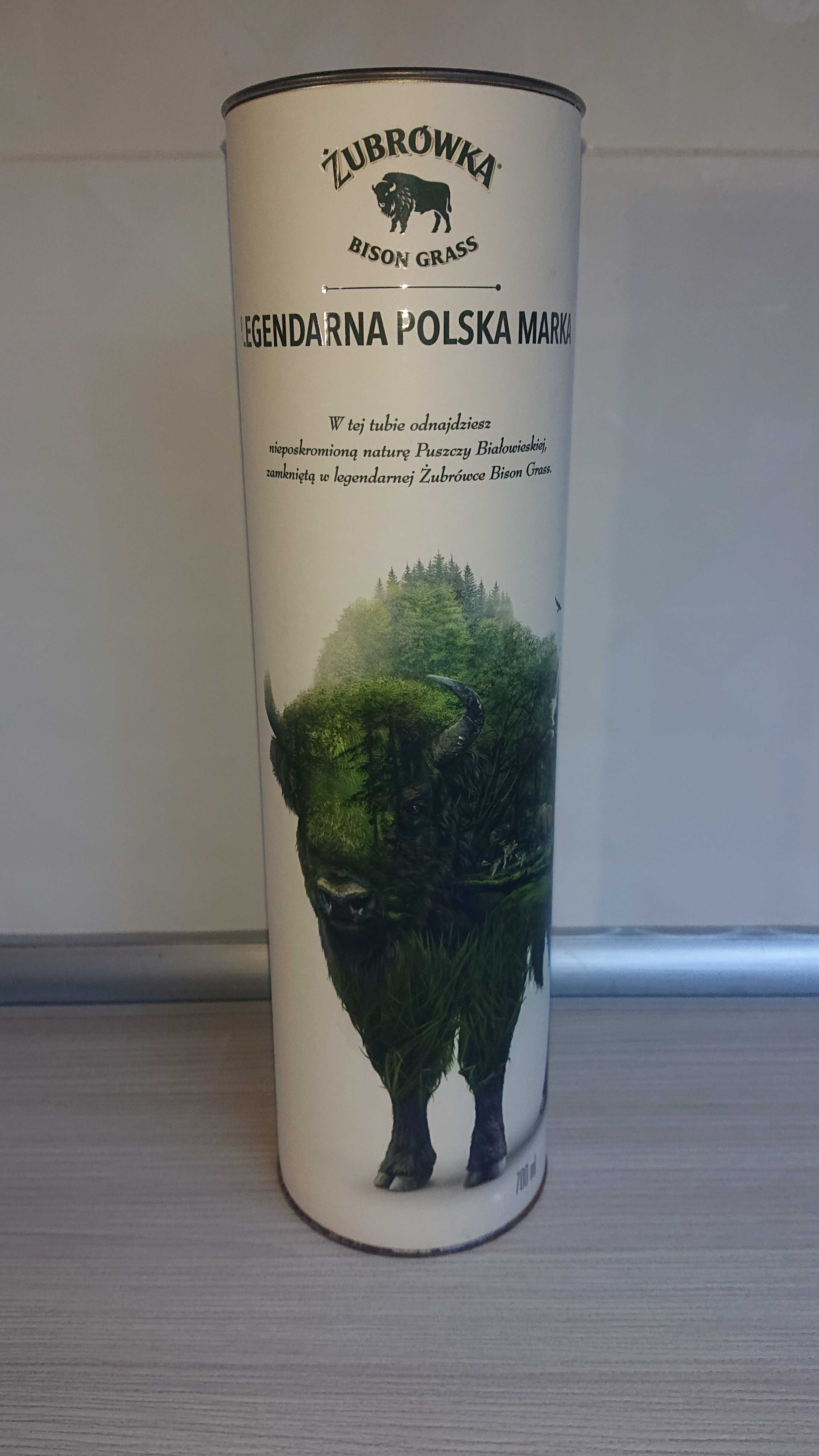 Opakowanie / tuba na żubrówkę Bison Grass / pudełko