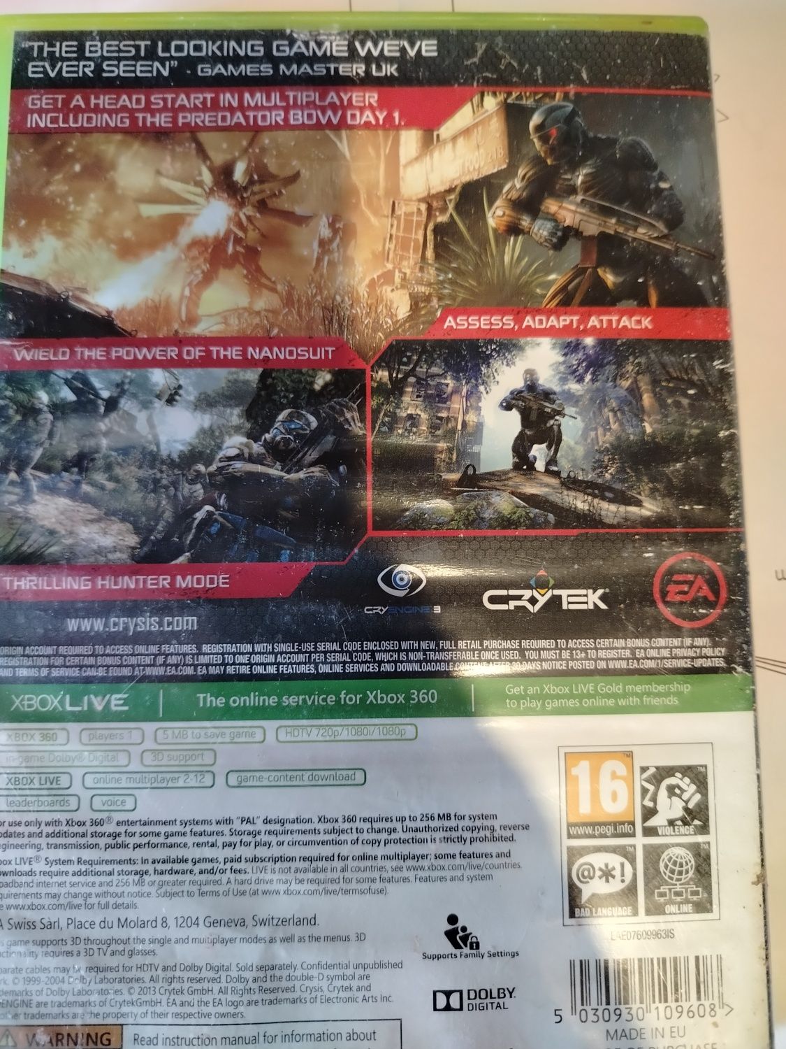 Crisis 3 Hunter Edition X360/X1/XSX(S)