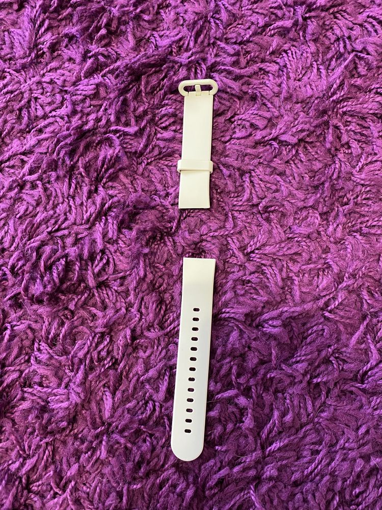 Силиконовый ремешок Xiaomi Mi Watch Lite цвета Ivory
