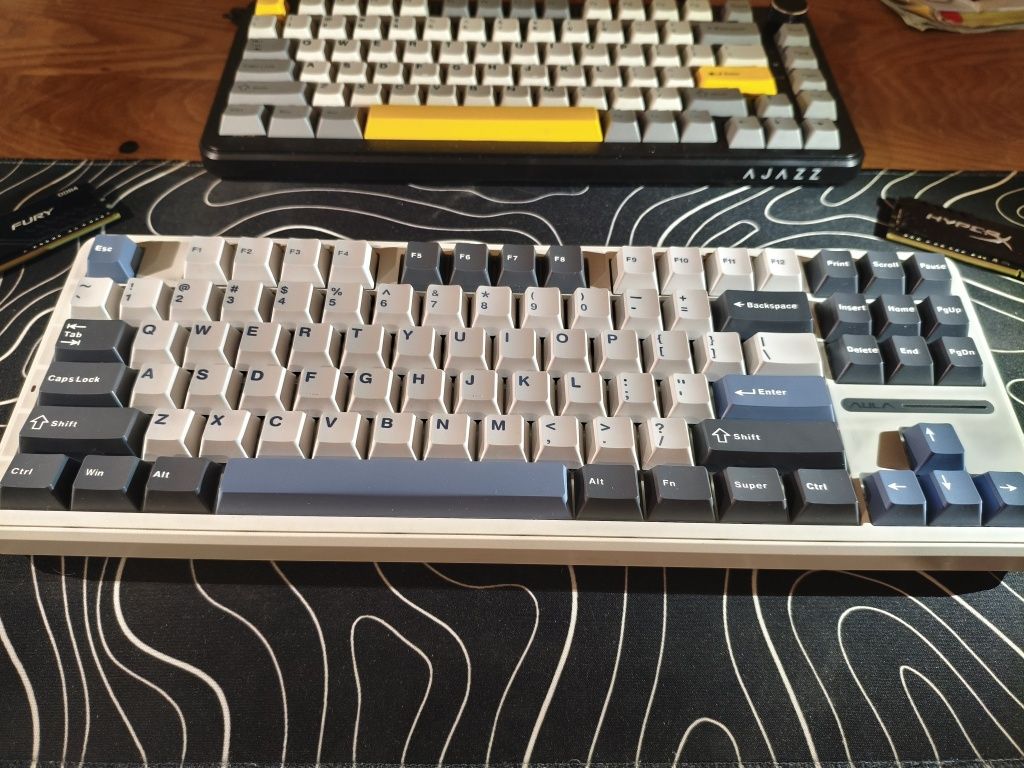 Клавіатура механіка Aula F87 GREY
