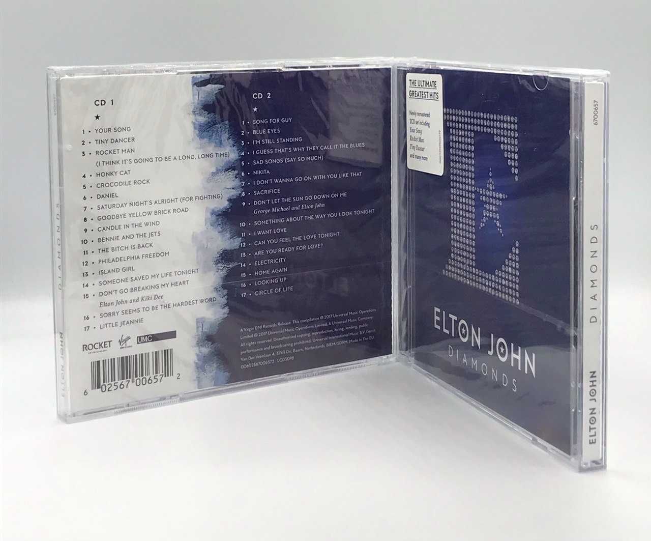 John, Elton ‎– Diamonds / 2  CD (2017, E.U.)