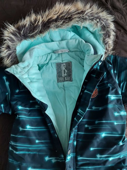 Комбінезон термо зимовий для новонароджених Lenne Zoo зріст 74см. Б/у