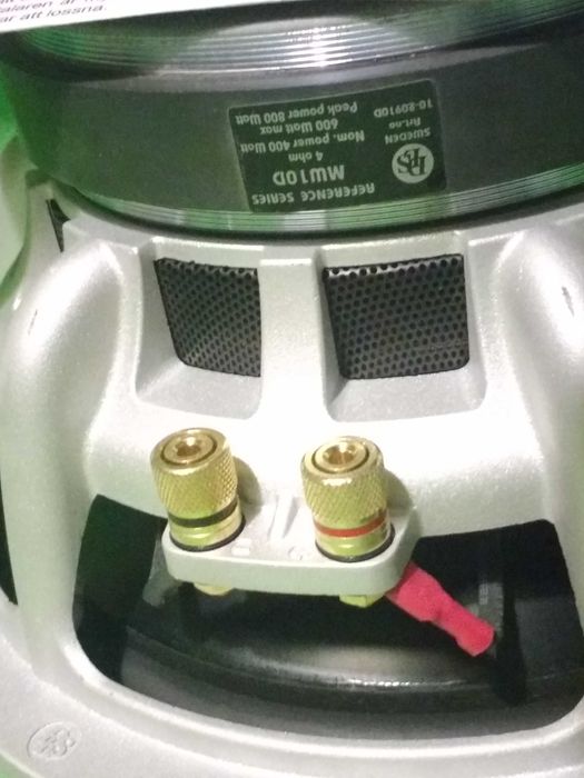 Сабвуфер DLS MW10D, 10", 400W RMS, 4 ohm, сабвуферний динамік DLS