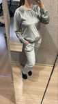 Komplet dresowy sinsay XS/34 mietowy bluza spodnie