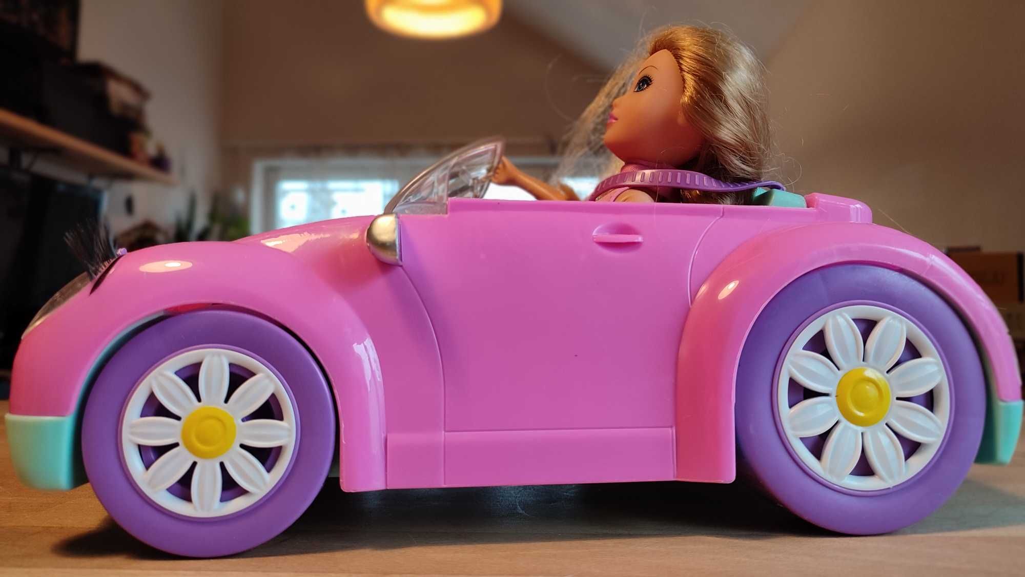 Glimma Girlz Lalka + Samochód Kabriolet + lalka Barbie