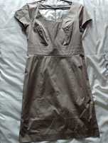 Sukienka h&m jasno brazowa r. 40
