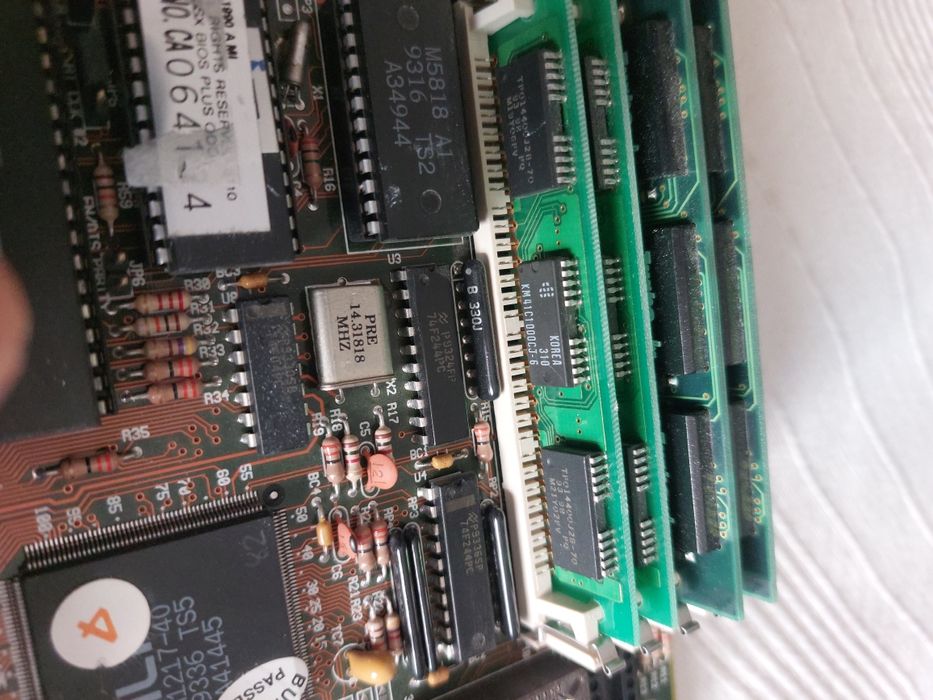 Placa-mãe M919A00 AMD 386 SX-40