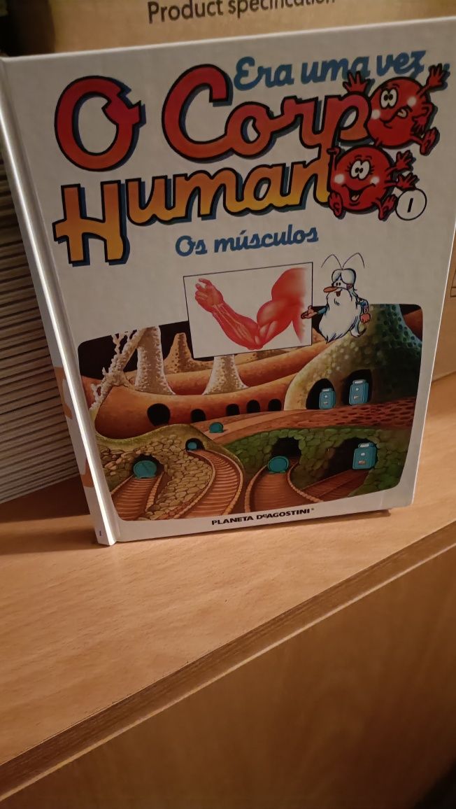 Coleção de livros do corpo humano