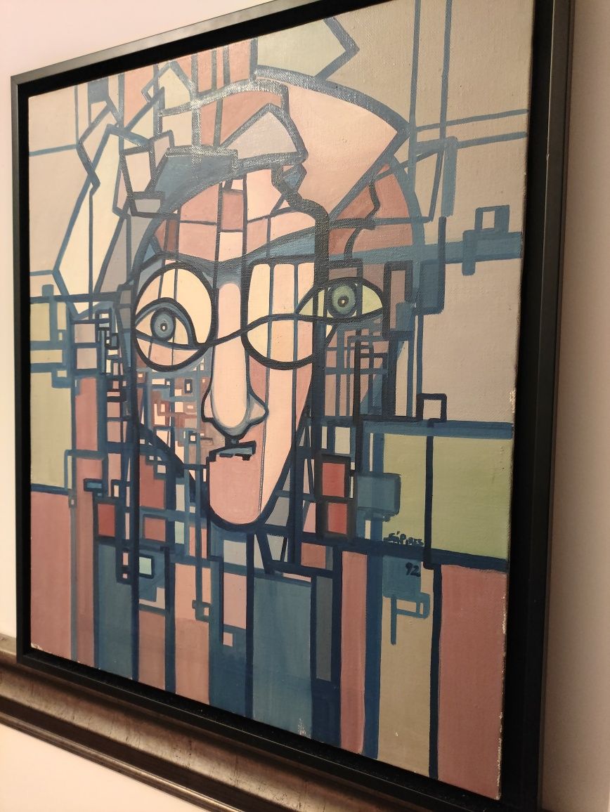 Sá Pires - pintura a óleo sobre tela