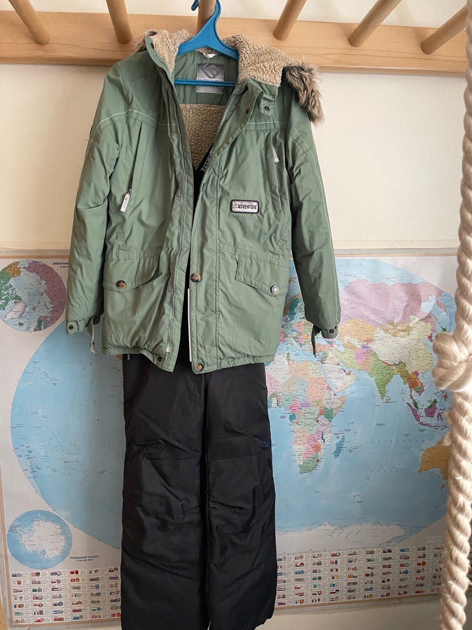 Зимова куртка та штани дитячі для хлопчика, ріст 164
