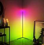 Напольная Лампа 1.4 m RGB светодиодная ! RGB Угловая Лампа 16 цветов